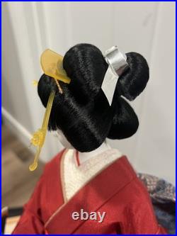 TWO Vintage Japanese Geisha Doll Traditional Style Sukiyo Dolls