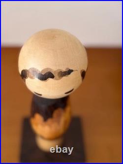 Takanashi Hanpuushi Creative Kokeshi 25 5cm Vintage Woodgrain Doll