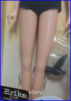Takara Jenny Friend Erika Doll 1980s Rare Vintage Underwear Heels Stand