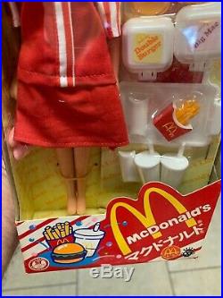 Takara McDonald's Doll Japan Japanese Rare Vintage New Box Play Set Clerk RARE