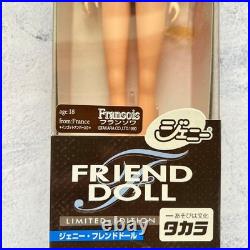 Takara Tomy Jenni Friend Francois Doll 1990 Vintage Collectible Rare Toy
