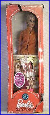 Twisted Barbie Released in 1966 Vintage Doll Matel Japan Limited Rare as is