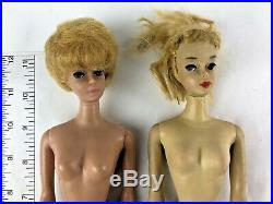 Two Vintage Barbie Formals Ponytail Bubble cut Blonde's Japan AS IS