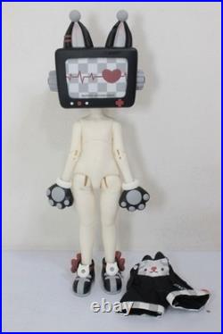 UF Doll X Autna CCTV Series CAT TV Black News Channel BJD For Adult Collectors
