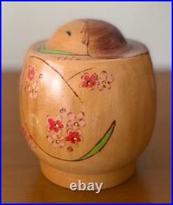 Umeyoshi Yamagishi Kokeshi Round Vintage Doll Model 11cm Rare Handcrafted