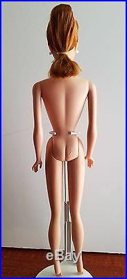 VHTF STUNNING Vintage Titan Redhead Swirl Ponytail Barbie 1964 Nude Mattel Japan
