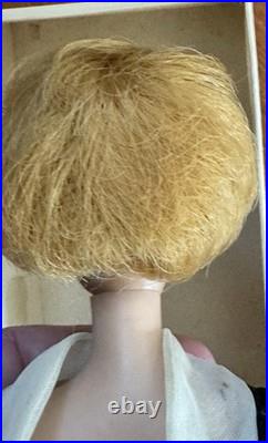 VINTAGE 1960's BARBIE BLONDE DOLL With ORIGINAL BOX BLACK DRESS JAPAN- NICE