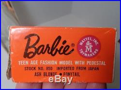 VINTAGE 1962 BARBIE BRIDAL MIDGE WithSTOCK 850 BOX-ASH BLONDE-PONYTAIL-JAPAN