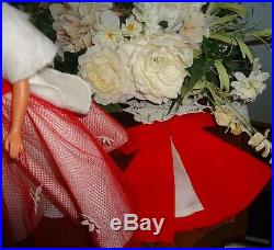 VINTAGE 1966 Platinum Blonde Bendable Leg AMERICAN GIRL BARBIE Doll Japan Dress