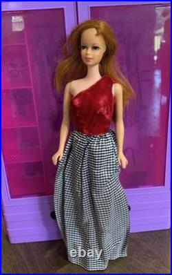 VINTAGE 1966 Stacie with titan hair. Bend And Snap Barbie Doll. Made In Japan