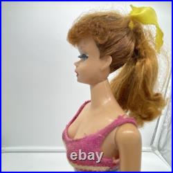 VINTAGE #5 PONYTAIL BARBIE with TITAN RED HAIR 1960's Read Description