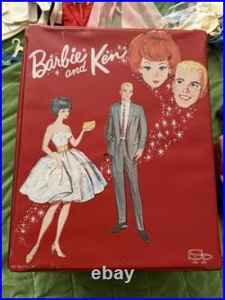 VINTAGE BARBIE DOLL #5 WITH CLOTHES LOT Uneeda Wendy Ken Midge & Case VINTAGE BARBIE DOLL #5 WITH CLOTHES LOT Uneeda Wendy Ken Midge & Case