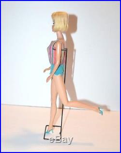 VINTAGE BLONDE LONG HAIR AMERICAN GIRL BARBIE DOLL With CLOTHES SHOES JAPAN 1960'S
