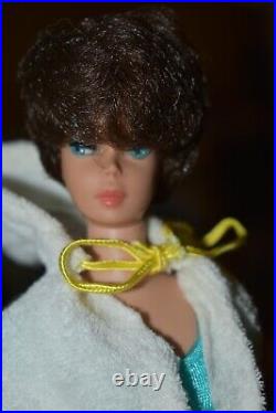 VINTAGE Barbie 1962 Marked Midge Doll Japan Marked On Foot Brunette Bubble Cut