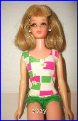 VINTAGE Barbie FRANCIE DOLL STRAIGHT WAIST BEND LEGS JAPAN 1960S DRESSED IN OSS