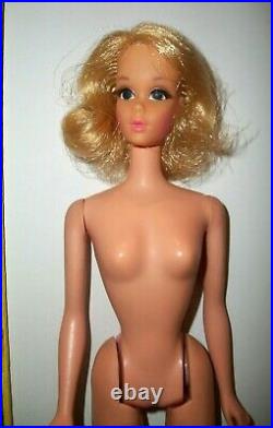 VINTAGE Barbie MATTEL 1970 SEARS EXCLUSIVE WALKING JAMIE DOLL W ORIGINAL CLOTHES