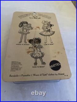 VINTAGE Mattel Barbie 1965 Tutti friend Pretty Pairs Nan'n Fran 6 NRFB MIB MIP