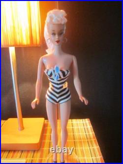 VINTAGE OOAK #5 PONYTAIL BARBIE With REROOTED Platinum Blonde Silk Hair