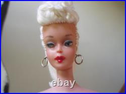 VINTAGE OOAK #5 PONYTAIL BARBIE With REROOTED Platinum Blonde Silk Hair