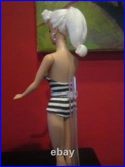 VINTAGE OOAK #5 PONYTAIL BARBIE With REROOTED Platinum Blonde Silk Hair