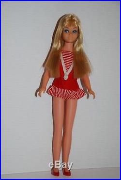 VINTAGE RE-ISSUE BLONDE STRAIGHT LEG SKIPPER DOLL With SS AND JAPAN FLATS