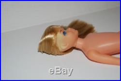 VINTAGE RE-ISSUE BLONDE STRAIGHT LEG SKIPPER DOLL With SS AND JAPAN FLATS