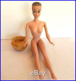 VINTAGE Rare 1958 Barbie 1962 Midge # 13 Fashion Queen Doll Wig Mattel Japan