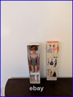 VINTAGE Redhead 1961 BUBBLECUT BARBIE Doll withBox