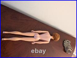 VINTAGE Redhead 1961 BUBBLECUT BARBIE Doll withBox