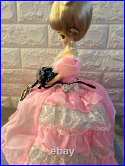 VINTAGE SUKIYO Big Eyes Doll Posable Japan 1960s Mod Bradley Style Pink VINTAGE SUKIYO Big Eyes Doll Posable Japan 1960s Mod Bradley Style Pink