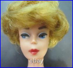 VINTAGE early JAPAN BARBIE DOLL Big Hair BUBBLE CUT BLONDE BLUE EYES 1960, MINTY