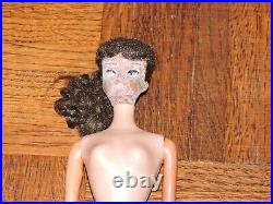 VTG 1960's Mattel Barbie Ponytail Brunette #5 or #6 Japan 850 TLC