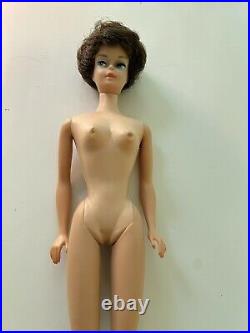 VTG 1960's Ponytail Brunette Barbie Doll #6/#7, Plus 60's Bubblecut & Midge