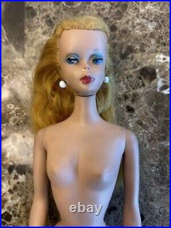 VTG 1960s #4 Strawberry Blonde Ponytail Barbie TM Heavy Body