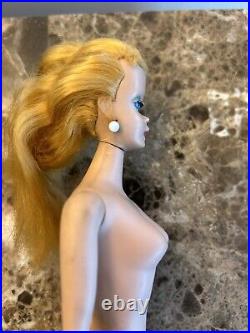 VTG 1960s #4 Strawberry Blonde Ponytail Barbie TM Heavy Body