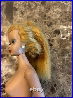 VTG 1960s #4 Strawberry Blonde Ponytail Barbie TM Heavy Body