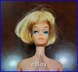 VTG 1960s American Girl Barbie DOLL Blonde Straight leg Barbie Body Japan