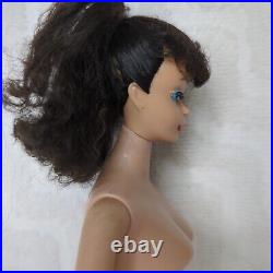 VTG 1960s Ponytail Barbie #5 Brunette Doll & Dance Dress Made In Japan TLC Read