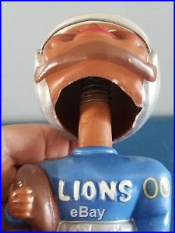 VTG 1960s detroit lions football black face nodder bobbing head doll Japan rare