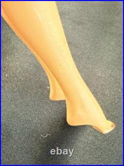 VTG 1962 Barbie Blonde Bubble Cut Early Nipple Body Original Box Wire Stand