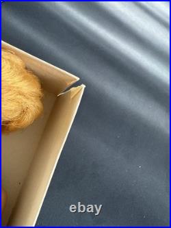 VTG 1962 Barbie Blonde Bubble Cut Early Nipple Body Original Box Wire Stand