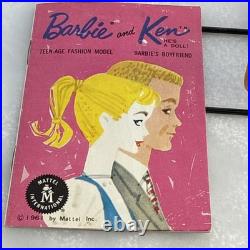 VTG 1962 Barbie Titian Redhead Ponytail #850 Swimsuit No Green Ear Rare hair Clr