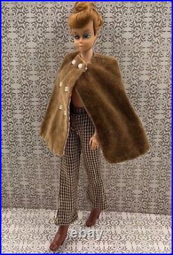 VTG 1964 Mattel Titian Redhead Swirl Ponytail Barbie Doll 850 Straight Leg JAPAN