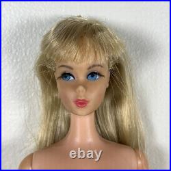 VTG 1966 Mattel Twist N Turn Barbie with Swimsuit & Mesh Cover-Up + Clothes Lot