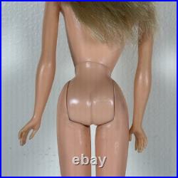 VTG 1966 Mattel Twist N Turn Barbie with Swimsuit & Mesh Cover-Up + Clothes Lot