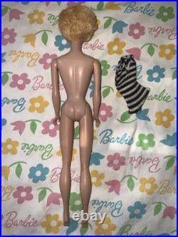 VTG 1st Issue Platinum Barbie Bubble Cut Faded Bubblegum Lips In SS VTG 1st Issue Platinum Barbie Bubble Cut Faded Bubblegum Lips In SS