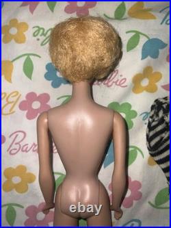 VTG 1st Issue Platinum Barbie Bubble Cut Faded Bubblegum Lips In SS VTG 1st Issue Platinum Barbie Bubble Cut Faded Bubblegum Lips In SS