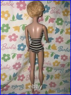 VTG 1st Issue Platinum Barbie Bubble Cut Faded Bubblegum Lips In SS VTG 1st Issue Platinum Barbie Bubble Cut Faded Bubblegum Lips In SS