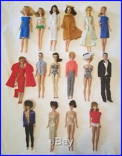 VTG 50s 60s BARBIE & FRIENDS Early Solid JAPAN TM #3 Tagged Clothing MEGA Lot 16