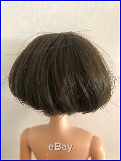 VTG American Girl Barbie Brunette Short Hair Bendable Legs 1965 Japan Mattel